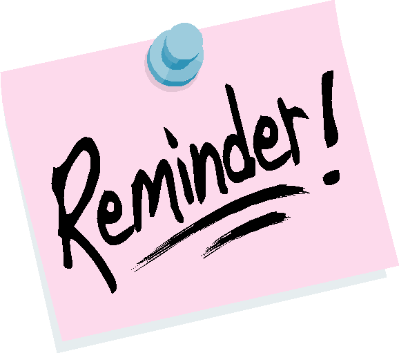 REMINDER!!! SCARE NOMINATIONS DUE!