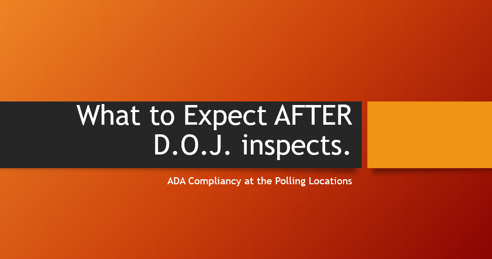 What to expect after doj inspects